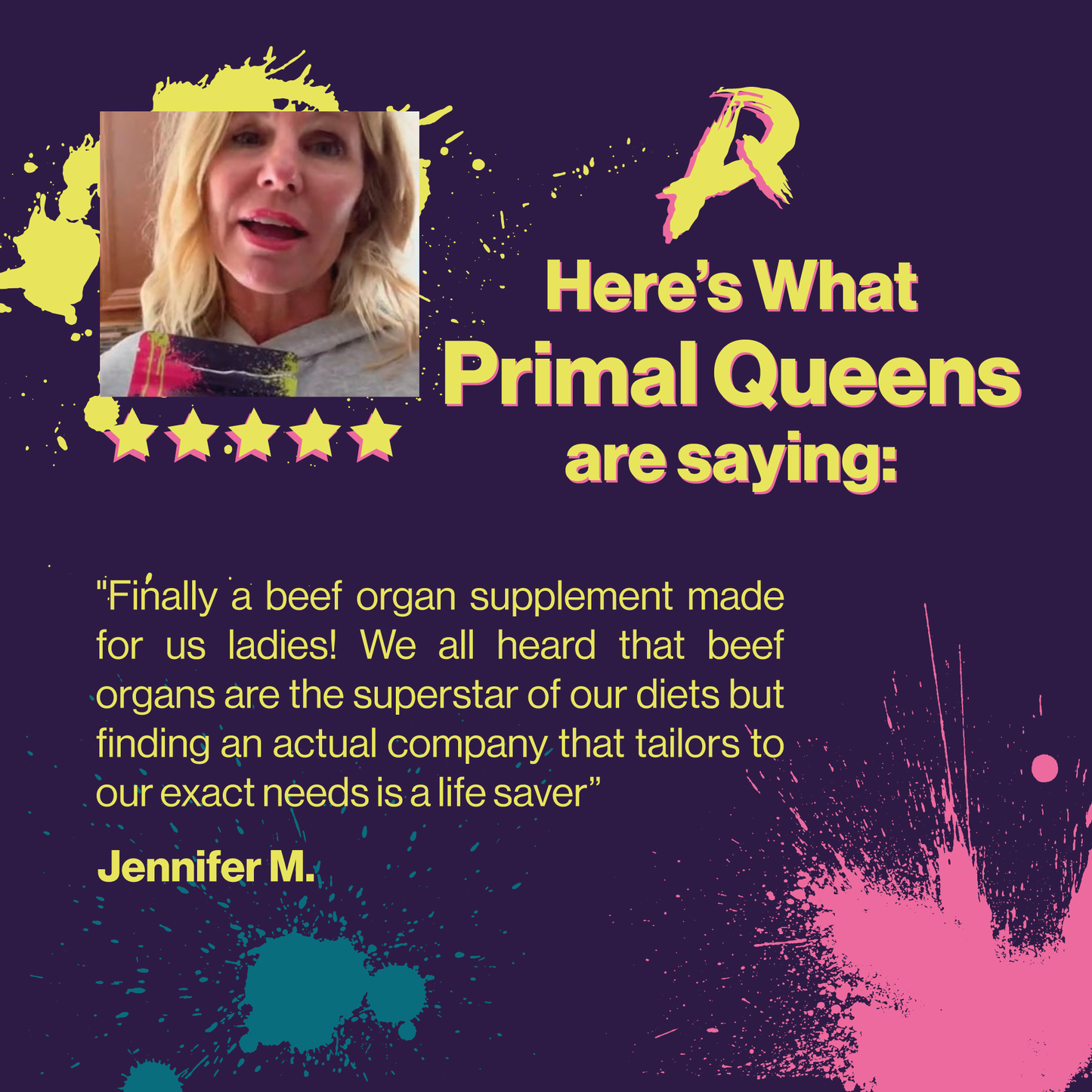 Primal Queen Beef Organ Superfood - 30 Day Supply (One Time Purchase)